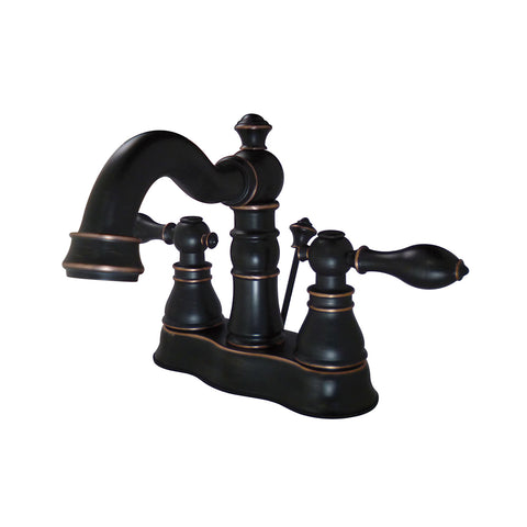 Fauceture FS1606ACL 4-Inch Centerset Lavatory Faucet, Naples Bronze - Naples Bronze