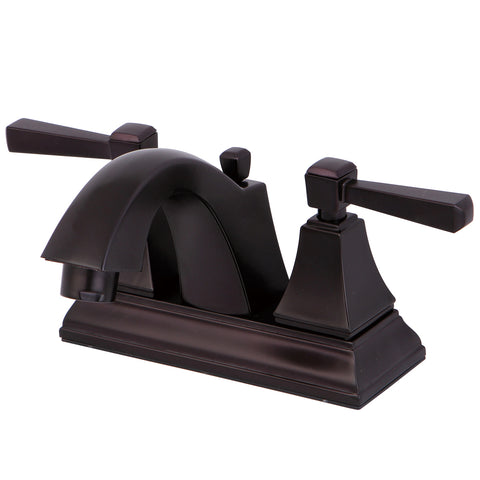 Fauceture FS4645DL 4-Inch Centerset Lavatory Faucet, Oil Rubbed Bronze - Oil Rubbed Bronze