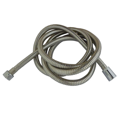 Kingston Brass H696CRI Complement 96" Double Spiral Stainless Steel Hose, Stainless Steel - Stainless Steel