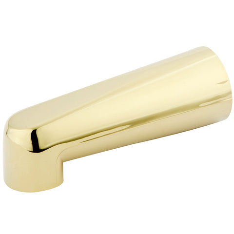 Kingston Brass K1087A2 7" Zinc Tub Spout, Polished Brass - Polished Brass