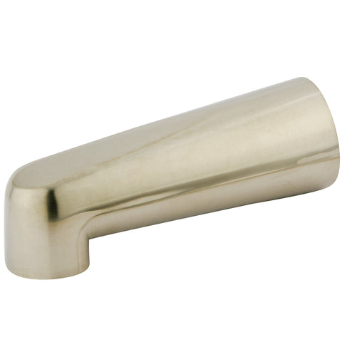 Kingston Brass K1087A8 7" Zinc Tub Spout, Satin Nickel - Satin Nickel