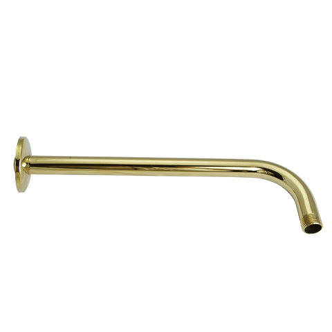 Kingston Brass K112A2 Claremont Raindrop Shower Arm, Polished Brass - Polished Brass
