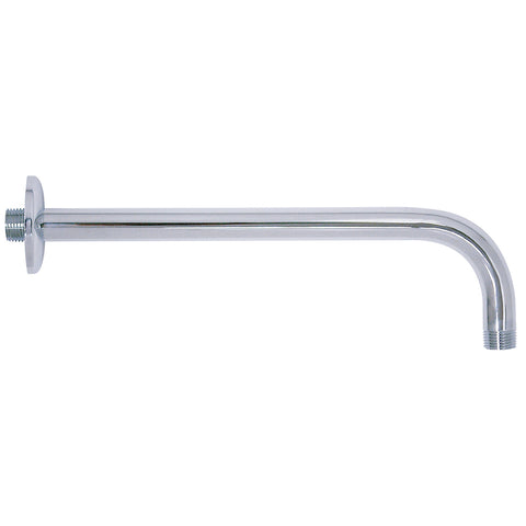 Kingston Brass K117A1 Claremont Raindrop Shower Arm, Polished Chrome - Polished Chrome