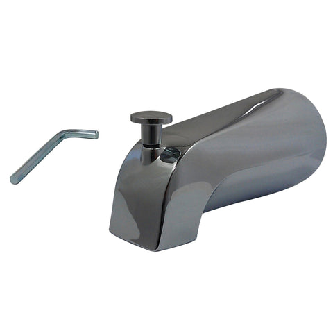 Kingston Brass K1231A1 5-3/8" Diverter Tub Spout, Chrome - Chrome