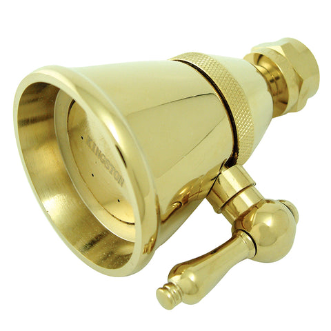 Kingston Brass K132C2 Victorian Adjustable Spray Brass Showerhead, Polished Brass - Polished Brass