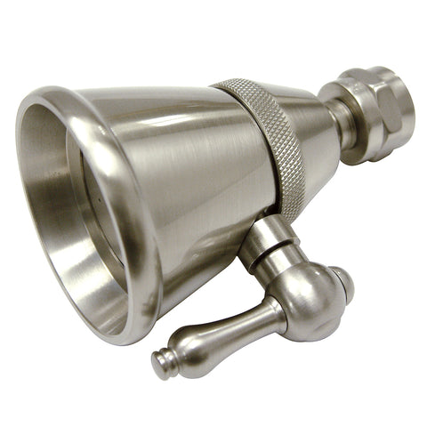 Kingston Brass K132C8 Victorian Adjustable Spray Brass Showerhead, Satin Nickel - Satin Nickel