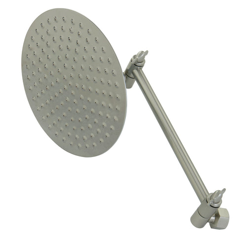 Kingston Brass K136K8 Shower Head With Adjustable Shower Arm , Satin Nickel - Satin Nickel