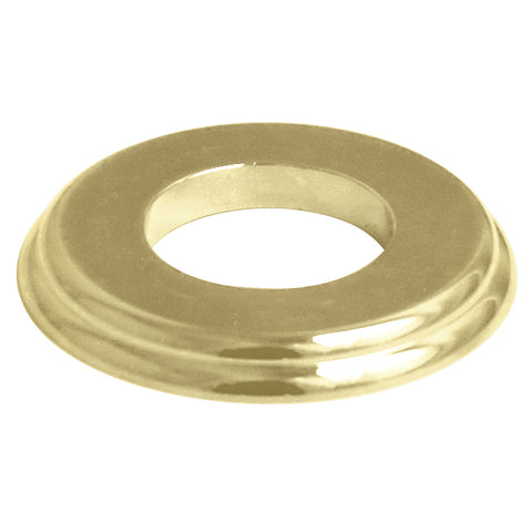 Kingston Brass K173T2F Shower Arm Flange For K173T1, Polished Brass - Polished Brass