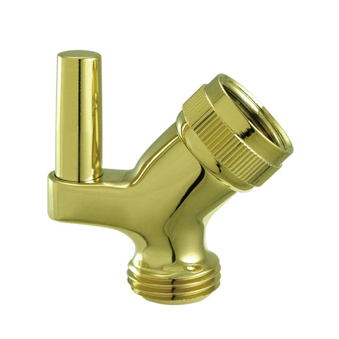 Kingston Brass K179A2 Handheld Shower Pin Wall Hook with Hose Outlet, Polished Brass - Polished Brass