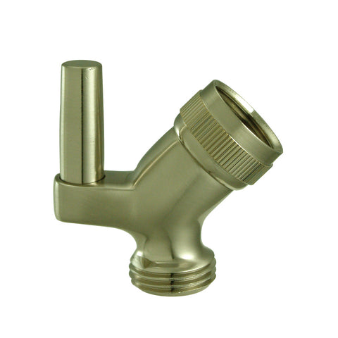 Kingston Brass K179A8 Handheld Shower Pin Wall Hook with Hose Outlet, Satin Nickel - Satin Nickel