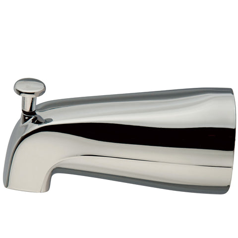 Kingston Brass K188A1 5" Tub Spout with Diverter, Chrome - Polished Chrome