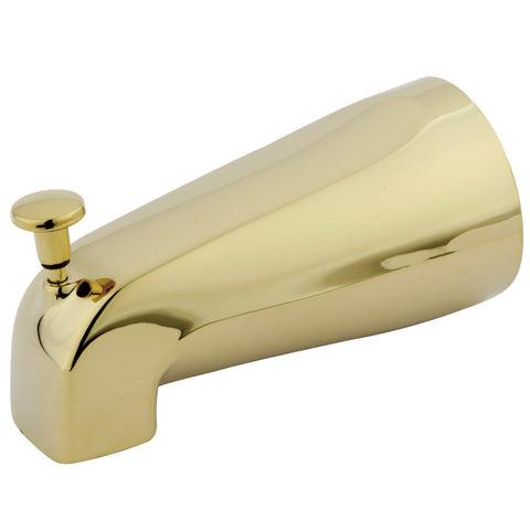 Kingston Brass K188A2 5" Tub Spout with Diverter, Polished Brass - Polished Brass