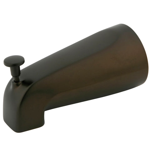 Kingston Brass K188A5 5" Tub Spout with Diverter, Oil Rubbed Bronze - Oil Rubbed Bronze