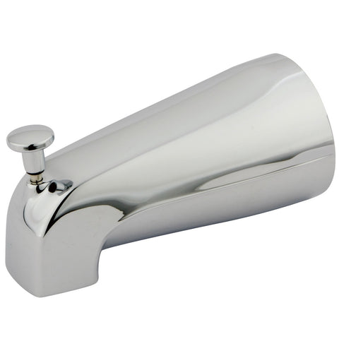 Kingston Brass K189A1 5" ZINC Tub Spout with Diverter, Chrome - Polished Chrome