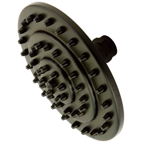 Kingston Brass K206A5 6" Diameter Three-Tier Brass Shower Head, Oil Rubbed Bronze - Oil Rubbed Bronze