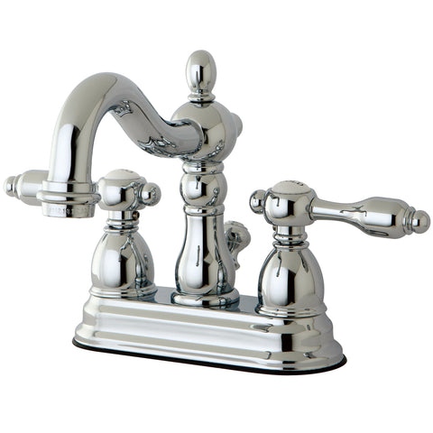 Kingston Brass KB1601TAL 4-Inch Centerset Lavatory Faucet, Polished Chrome - Polished Chrome