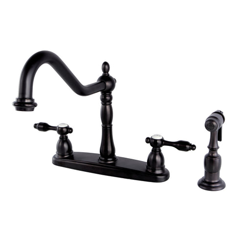 Kingston Brass KB1755TALBS Centerset Kitchen Faucet, Oil Rubbed Bronze - Oil Rubbed Bronze
