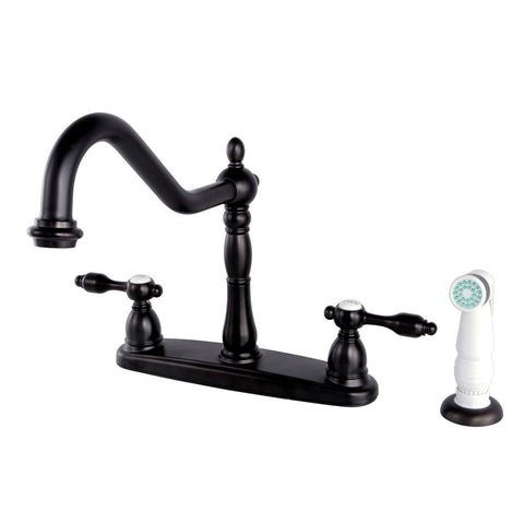 Kingston Brass KB1755TAL Centerset Kitchen Faucet, Oil Rubbed Bronze - Oil Rubbed Bronze