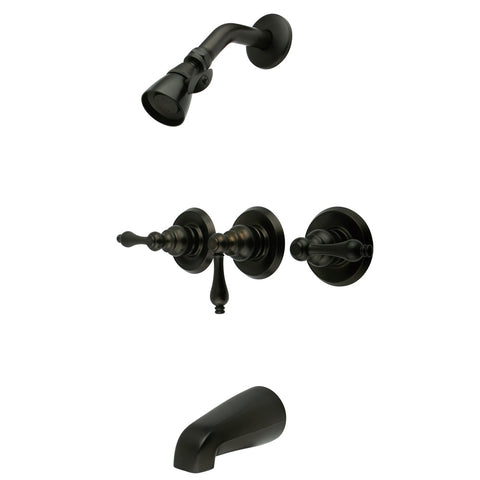 Kingston Brass KB235AL Magellan Tub & Shower Faucet, Oil Rubbed Bronze - Oil Rubbed Bronze