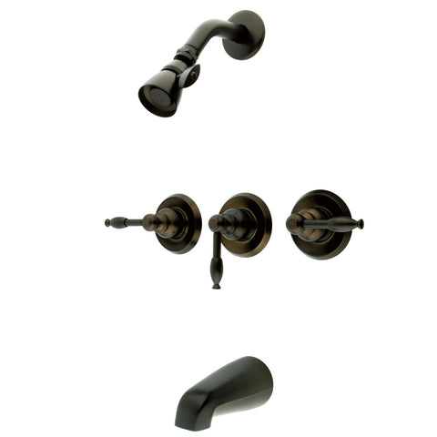 Kingston Brass KB235KL Magellan Tub & Shower Faucet, Oil Rubbed Bronze - Oil Rubbed Bronze