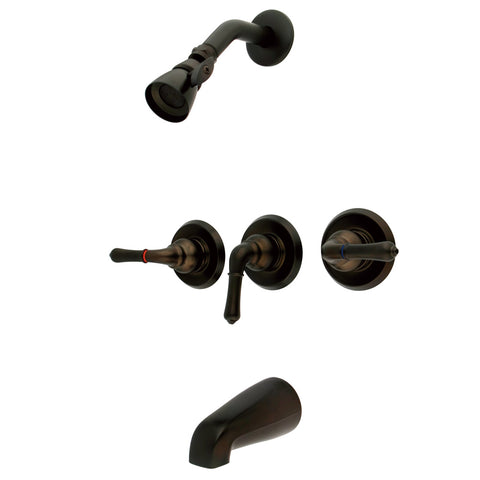 Kingston Brass KB235 Tub & Shower Faucet, Oil Rubbed Bronze - Oil Rubbed Bronze