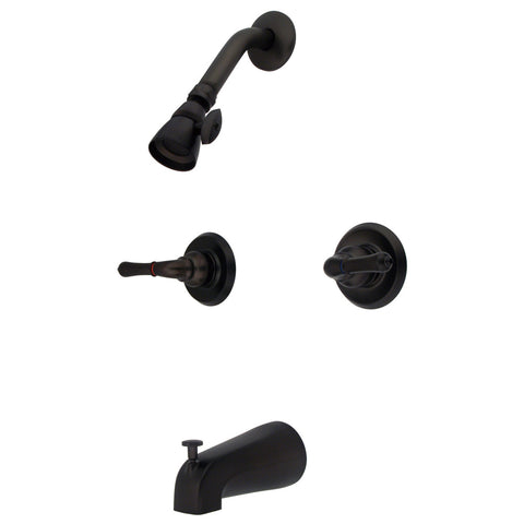 Kingston Brass KB245 Tub & Shower Faucet, Oil Rubbed Bronze - Oil Rubbed Bronze