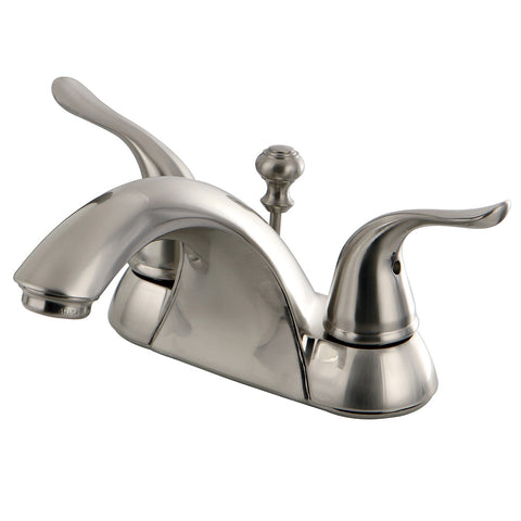 Kingston Brass KB2628YL 4-Inch Centerset Lavatory Faucet, Satin Nickel - Satin Nickel