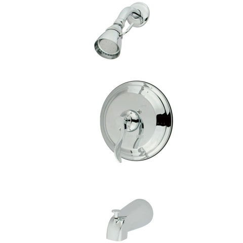 Kingston Brass  KB2631DFL NuFrench Tub & Shower Faucet - Polished Chrome