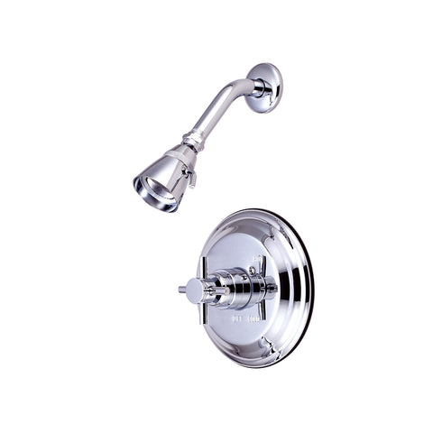 Kingston Brass KB2631DXSO Concord Tub & Shower Faucet (Tub Spout Not Included), Polished Chrome - Polished Chrome