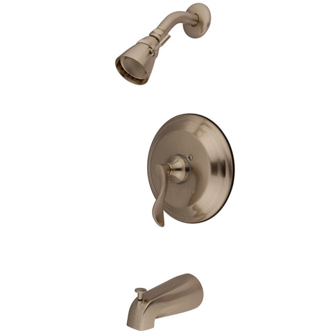 Kingston Brass  KB2638DFL NuFrench Tub & Shower Faucet - Satin Nickel