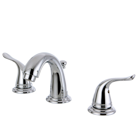 Kingston Brass KB2911YL Mini Widespread Two Handle Lavatory Faucet, Polished Chrome - Polished Chrome