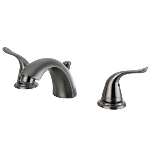 Kingston Brass KB2958YL Mini Widespread Two Handle Lavatory Faucet, Satin Nickel - Satin Nickel