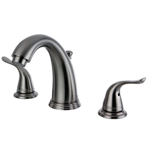 Kingston Brass KB2988YL Widespread Lavatory Faucet, Satin Nickel - Satin Nickel