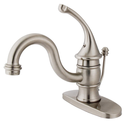 Kingston Brass KB3408GL Single-Handle 4-Inch Centerset Lavatory Faucet, Satin Nickel - Satin Nickel