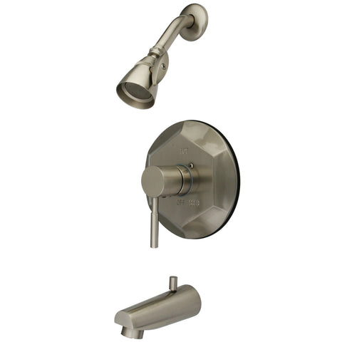 Kingston Brass KB4638DL Tub & Shower Faucet, Satin Nickel - Satin Nickel