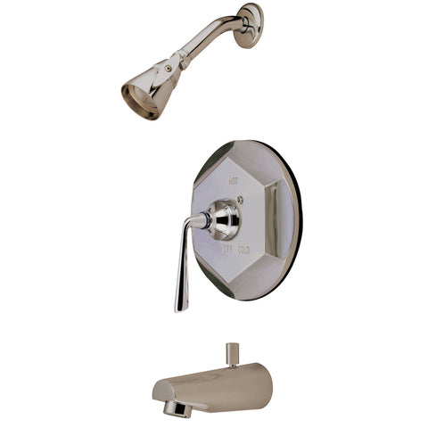 Kingston Brass KB4638ZL Tub & Shower Faucet, Satin Nickel - Satin Nickel