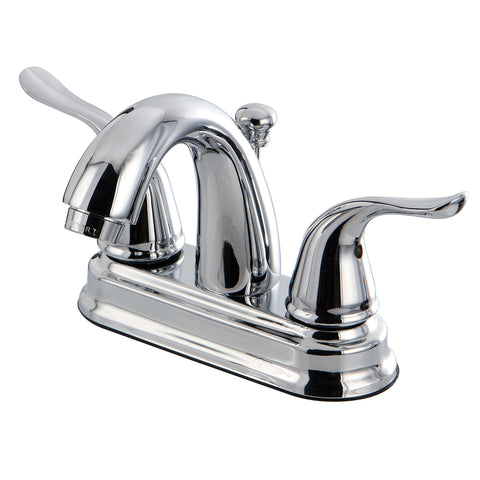 Kingston Brass KB5611YL 4-Inch Centerset Lavatory Faucet, Polished Chrome - Polished Chrome