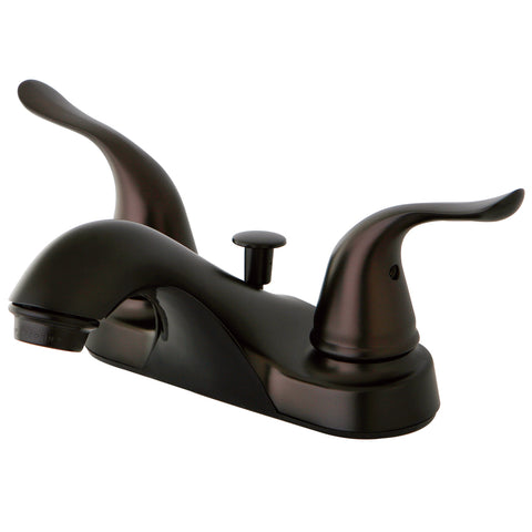 Kingston Brass KB5625YL 4-Inch Centerset Lavatory Faucet, Oil Rubbed Bronze - Oil Rubbed Bronze