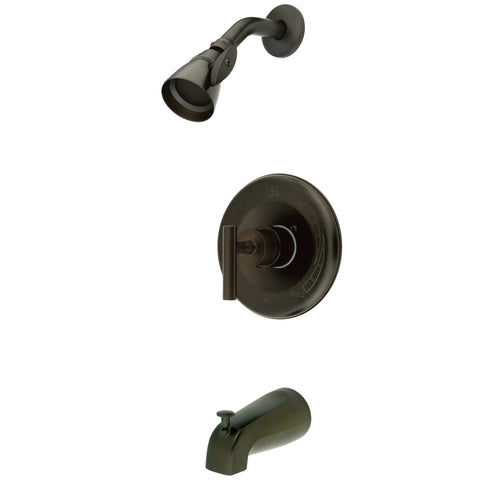 Kingston Brass KB6635CML Manhattan Tub & Shower Faucet, Oil Rubbed Bronze - Oil Rubbed Bronze