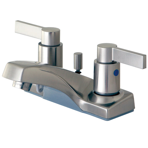 Kingston Brass KB8108NDL 4-Inch Centerset Lavatory Faucet, Satin Nickel - Satin Nickel