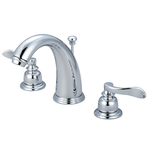 Kingston Brass KB8981NFL Widespread Lavatory Faucet, Polished Chrome - Polished Chrome