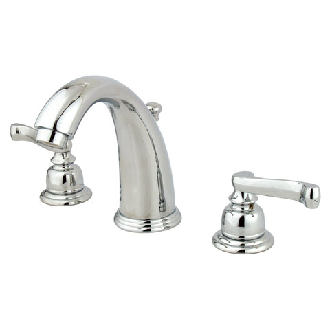 Kingston Brass KB981FL Widespread Lavatory Faucet, Polished Chrome - Polished Chrome