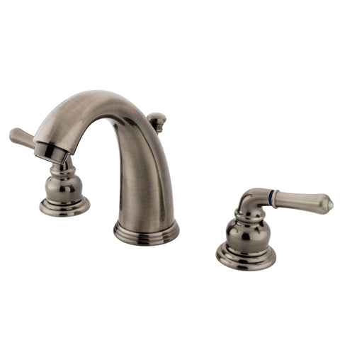 Kingston Brass KB983 Widespread Lavatory Faucet, Vintage Nickel - Vintage Nickel