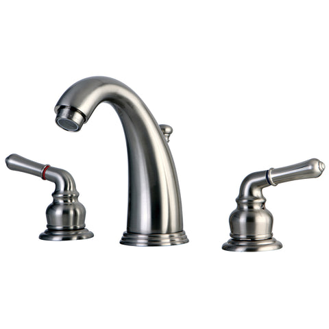 Kingston Brass KB988 Widespread Lavatory Faucet, Satin Nickel - Satin Nickel