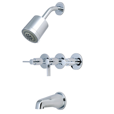 Kingston Brass KBX8131NDL NuvoFusion Tub & Shower Faucet, Polished Chrome - Polished Chrome