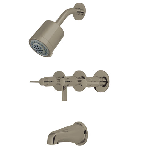 Kingston Brass KBX8138NDL NuvoFusion Tub & Shower Faucet, Satin Nickel - Satin Nickel