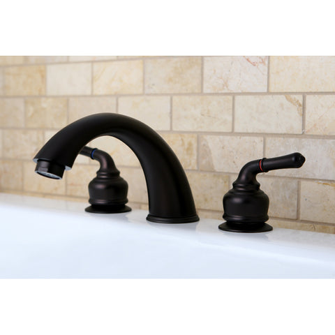 Kingston Brass  KC365 Magellan Roman Tub Filler with Lever Handle - Oil Rubbed Bronze