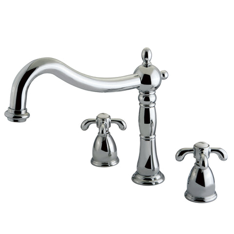 Kingston Brass  KS1341TX French Country Roman Tub Filler,CP - Polished Chrome
