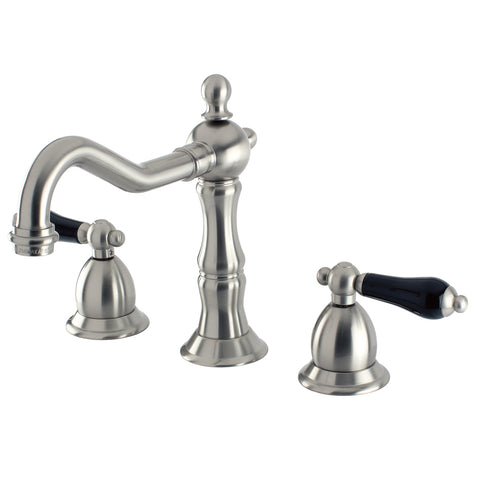 Kingston Brass KS1978PKL Widespread Lavatory Faucet, Satin Nickel - Satin Nickel