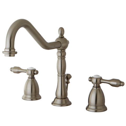 Kingston Brass KS1998TAL Widespread Lavatory Faucet, Satin Nickel - Satin Nickel